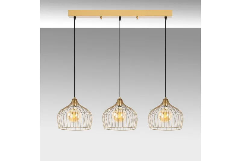 Taklampa Meron Shiny Gold Horizontal - Guld - Belysning - Lampor & belysning inomhus - Taklampa & takbelysning - Kökslampa & taklampa kök