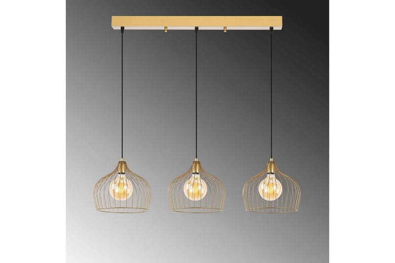 Taklampa Meron Shiny Gold Horizontal - Guld - Belysning - Lampor & belysning inomhus - Taklampa & takbelysning - Kökslampa & taklampa kök