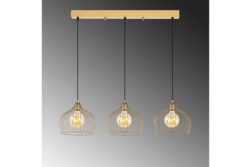 Taklampa Meron Shiny Gold Horizontal - Guld - Belysning - Lampor & belysning inomhus - Taklampa & takbelysning - Kökslampa & taklampa kök