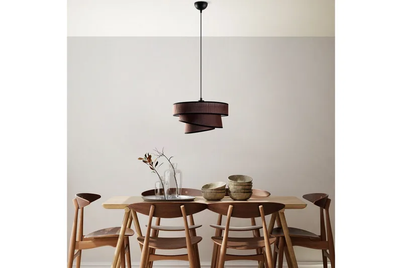 Taklampa Miwako Mörkbrun - Mörkbrun - Belysning - Lampor & belysning inomhus - Taklampa & takbelysning - Kökslampa & taklampa kök