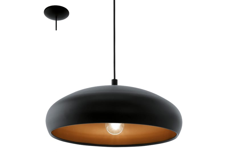 Taklampa Mogano 40 cm Rund Svart/Koppar - Taklampa & takbelysning - Fönsterlampa - Hall lampa - Pendellampa & hänglampa - Kökslampa & taklampa kök - Taklampa vardagsrum - Fönsterlampa hängande - Taklampa sovrum