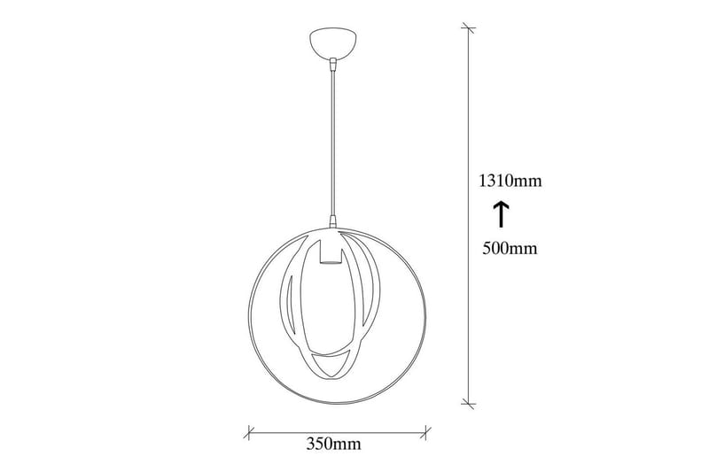 Taklampa Munel Svart - Svart - Belysning - Lampor & belysning inomhus - Taklampa & takbelysning - Kökslampa & taklampa kök