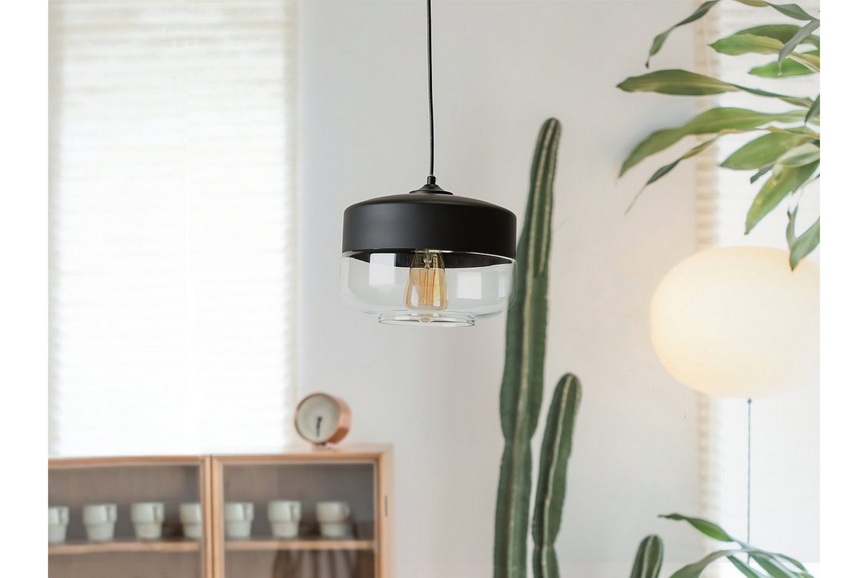 Taklampa Murray 25 cm Svart