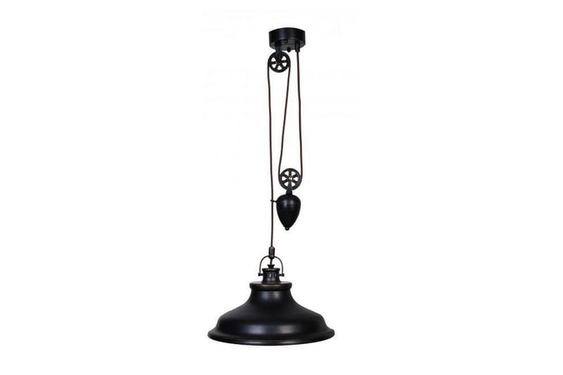 Taklampa New Haven 37 cm Rund m Hiss Svart - Cottex - Taklampa & takbelysning - Fönsterlampa - Hall lampa - Pendellampa & hänglampa - Kökslampa & taklampa kök - Taklampa vardagsrum - Fönsterlampa hängande - Taklampa sovrum