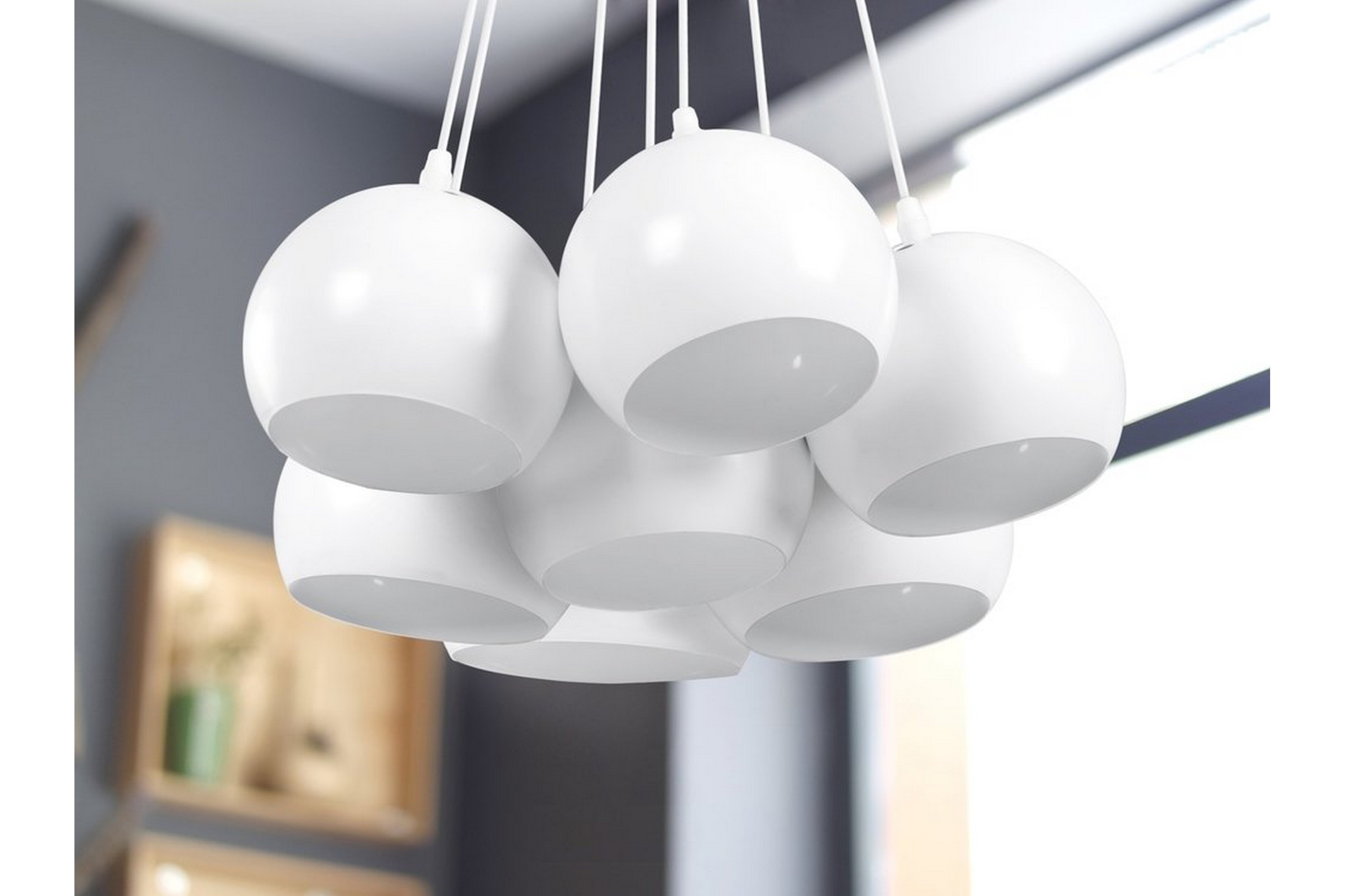Taklampa Olza 14 cm Vit