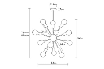 Taklampa Ostrell Svart - Svart - Belysning - Lampor & belysning inomhus - Taklampa & takbelysning - Kökslampa & taklampa kök