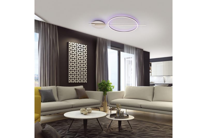 Taklampa Q-Arkoa - 60x6x115 cm - Belysning - Lampor & belysning inomhus - Taklampa & takbelysning - Takplafond