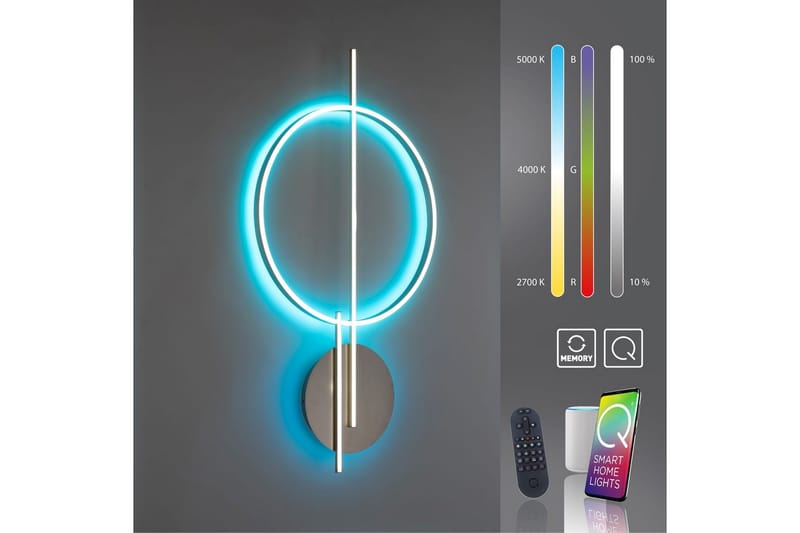 Taklampa Q-Arkoa - 60x6x115 cm - Belysning - Lampor & belysning inomhus - Taklampa & takbelysning - Takplafond