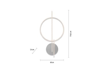 Taklampa Q-Arkoa - 60x6x115 cm - Belysning - Lampor & belysning inomhus - Taklampa & takbelysning - Takplafond