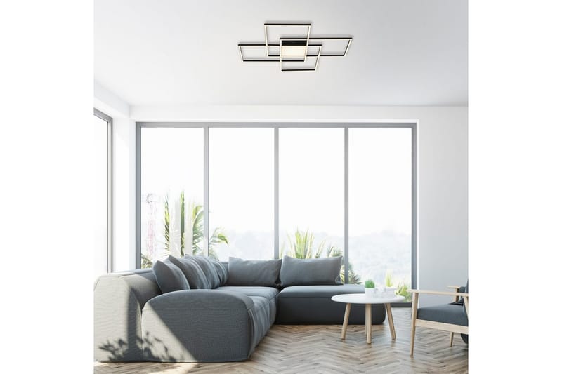 Taklampa Q-Asmin - 80x6x80 cm - Belysning - Lampor & belysning inomhus - Taklampa & takbelysning - Takplafond
