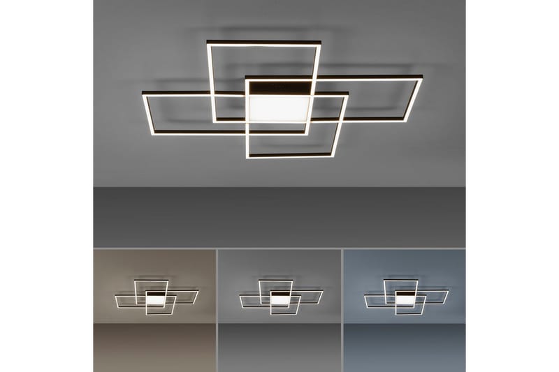 Taklampa Q-Asmin - 80x6x80 cm - Belysning - Lampor & belysning inomhus - Taklampa & takbelysning - Takplafond