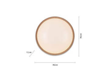 Taklampa Q-Emilia - 50x12x50 cm - Belysning - Lampor & belysning inomhus - Taklampa & takbelysning - Takplafond