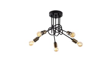 Taklampa Ranju Svart / Antik Fem Soklar - Fem Soklar - Belysning - Lampor & belysning inomhus - Taklampa & takbelysning - Kökslampa & taklampa kök