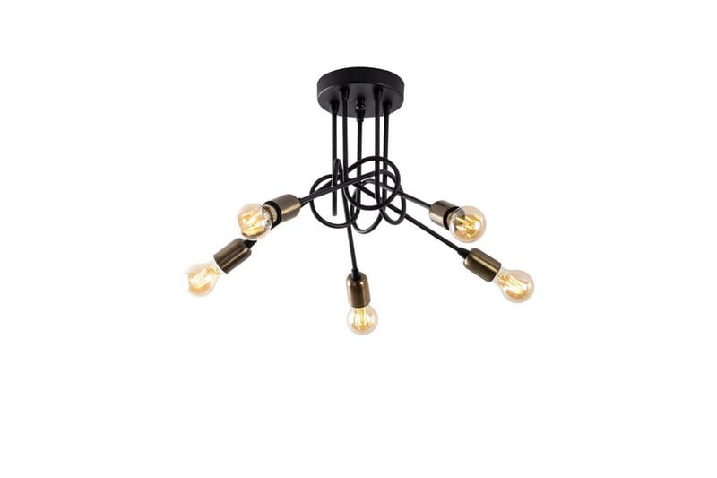 Taklampa Ranju Svart / Antik Fem Soklar - Fem Soklar - Belysning - Lampor & belysning inomhus - Taklampa & takbelysning - Kökslampa & taklampa kök