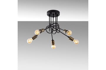 Taklampa Ranju Svart / Antik Fem Soklar - Fem Soklar - Belysning - Lampor & belysning inomhus - Taklampa & takbelysning - Kökslampa & taklampa kök