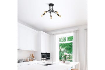 Taklampa Ranju Svart / Antik Fem Soklar - Fem Soklar - Belysning - Lampor & belysning inomhus - Taklampa & takbelysning - Kökslampa & taklampa kök