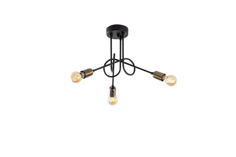 Taklampa Ranju Svart / Antik Treuttag, Treuttag