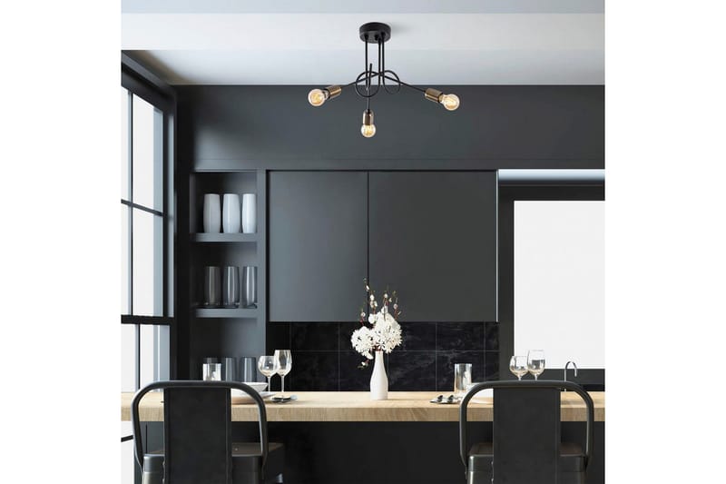 Taklampa Ranju Svart / Antik Treuttag - Treuttag - Belysning - Lampor & belysning inomhus - Taklampa & takbelysning - Kökslampa & taklampa kök