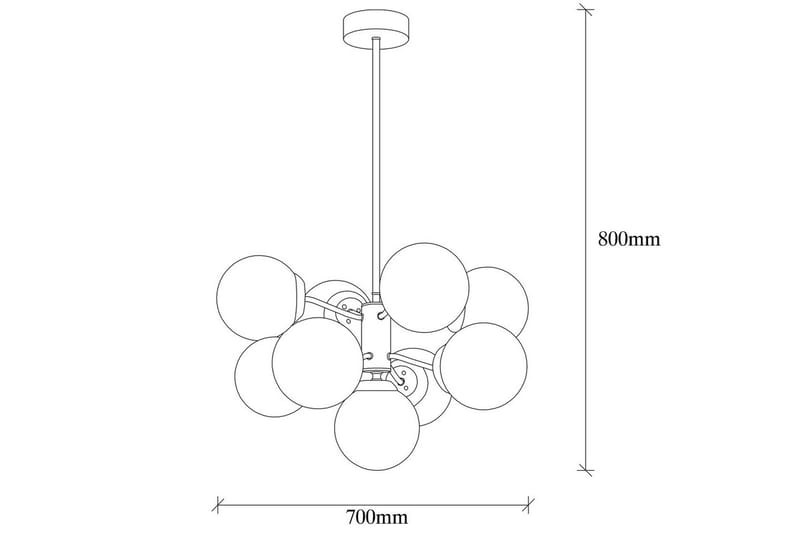 Taklampa Ranpal Bouquet Vintage / Vit - Vit - Belysning - Lampor & belysning inomhus - Taklampa & takbelysning - Kökslampa & taklampa kök
