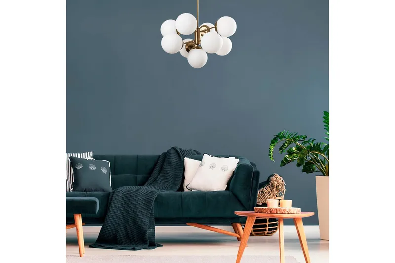 Taklampa Ranpal Bouquet Vintage / Vit - Vit - Belysning - Lampor & belysning inomhus - Taklampa & takbelysning - Kökslampa & taklampa kök