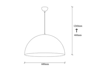 Taklampa Rantesh Vit - 60 x 60 cm - Belysning - Lampor & belysning inomhus - Taklampa & takbelysning - Kökslampa & taklampa kök