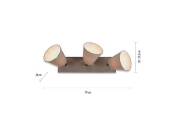 Taklampa Riala - 28x25,5x79 cm - Belysning - Lampor & belysning inomhus - Taklampa & takbelysning - Takplafond