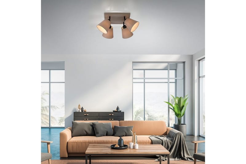 Taklampa Riala - 59x25,5x59 cm - Belysning - Lampor & belysning inomhus - Taklampa & takbelysning - Takplafond