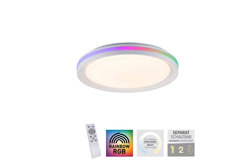 Taklampa Ribbon - 40x7x40 cm - Belysning - Lampor & belysning inomhus - Taklampa & takbelysning - Takplafond