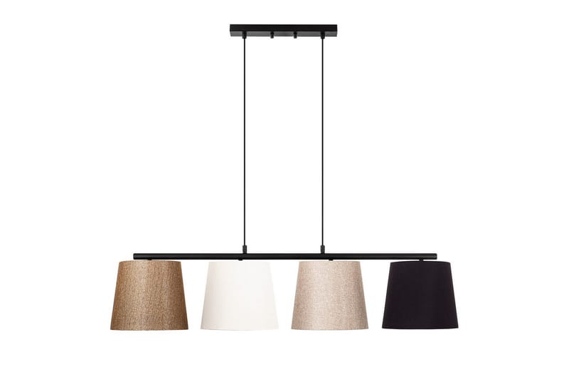Taklampa Rithmere Svart / Rany / Vit / Beige - Beige/Guld/Svart/Vitfärgat trä - Belysning - Lampor & belysning inomhus - Taklampa & takbelysning - Kökslampa & taklampa kök