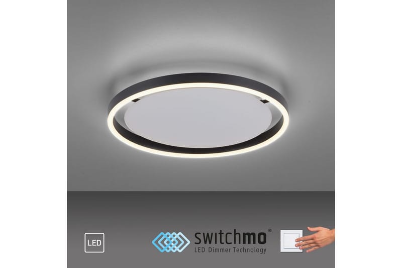 Taklampa Ritus - 39,3x5,3x39,3 cm, Antracit - Belysning - Lampor & belysning inomhus - Taklampa & takbelysning - Takplafond