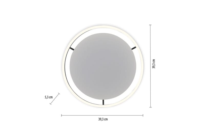 Taklampa Ritus - 39,3x5,3x39,3 cm, Antracit - Belysning - Lampor & belysning inomhus - Taklampa & takbelysning - Takplafond