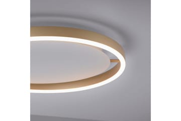 Taklampa Ritus - 39,3x5,3x39,3 cm, Matt mässing - Belysning - Lampor & belysning inomhus - Taklampa & takbelysning - Takplafond