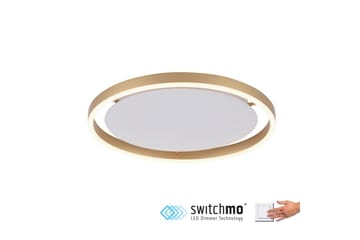 Taklampa Ritus - 39,3x5,3x39,3 cm, Matt mässing - Belysning - Lampor & belysning inomhus - Taklampa & takbelysning - Takplafond