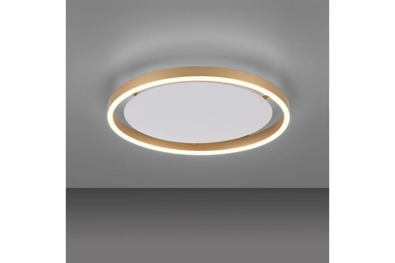 Taklampa Ritus - 39,3x5,3x39,3 cm, Matt mässing - Belysning - Lampor & belysning inomhus - Taklampa & takbelysning - Takplafond