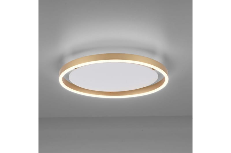 Taklampa Ritus - 39,3x5,3x39,3 cm, Matt mässing - Belysning - Lampor & belysning inomhus - Taklampa & takbelysning - Takplafond