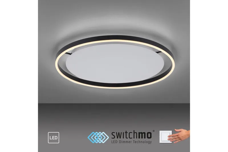 Taklampa Ritus - 58,5x5,3x58,5 cm, Antracit - Belysning - Lampor & belysning inomhus - Taklampa & takbelysning - Takplafond
