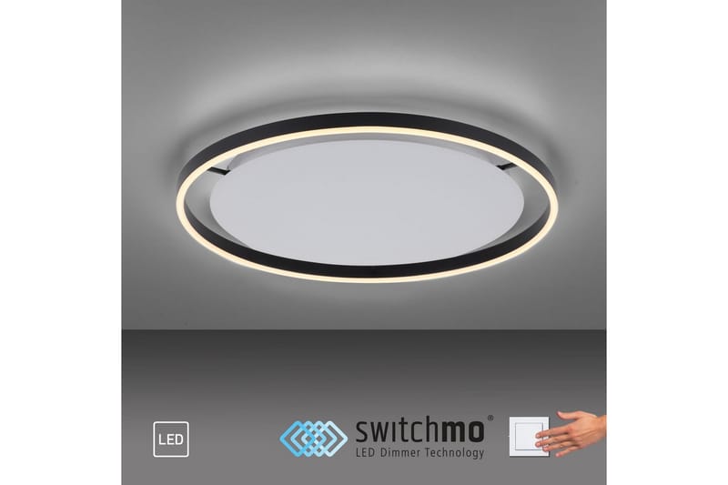 Taklampa Ritus - 58,5x5,3x58,5 cm, Antracit - Belysning - Lampor & belysning inomhus - Taklampa & takbelysning - Takplafond