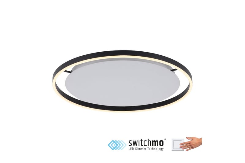 Taklampa Ritus - 58,5x5,3x58,5 cm, Antracit - Belysning - Lampor & belysning inomhus - Taklampa & takbelysning - Takplafond