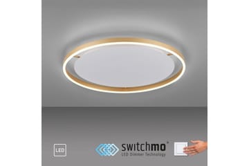 Taklampa Ritus - 58,5x5,3x58,5 cm, Matt mässing - Belysning - Lampor & belysning inomhus - Taklampa & takbelysning - Takplafond