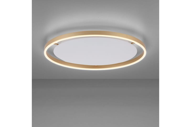 Taklampa Ritus - 58,5x5,3x58,5 cm, Matt mässing - Belysning - Lampor & belysning inomhus - Taklampa & takbelysning - Takplafond