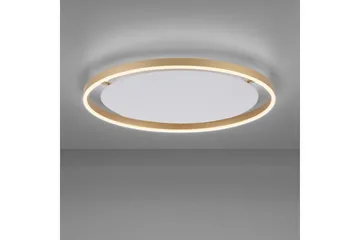 Taklampa Ritus - 58,5x5,3x58,5 cm, Matt mässing - Belysning - Lampor & belysning inomhus - Taklampa & takbelysning - Takplafond