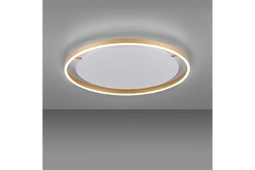 Taklampa Ritus - 58,5x5,3x58,5 cm, Matt mässing - Belysning - Lampor & belysning inomhus - Taklampa & takbelysning - Takplafond