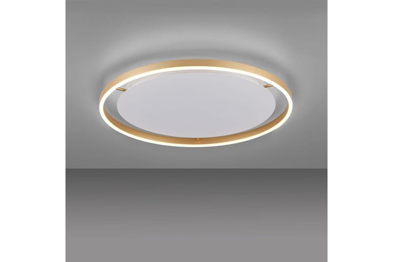 Taklampa Ritus - 58,5x5,3x58,5 cm, Matt mässing - Belysning - Lampor & belysning inomhus - Taklampa & takbelysning - Takplafond