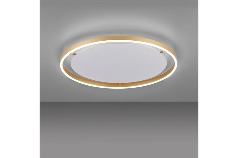 Taklampa Ritus - 58,5x5,3x58,5 cm, Matt mässing - Belysning - Lampor & belysning inomhus - Taklampa & takbelysning - Takplafond