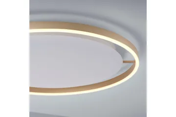 Taklampa Ritus - 58,5x5,3x58,5 cm, Matt mässing - Belysning - Lampor & belysning inomhus - Taklampa & takbelysning - Takplafond