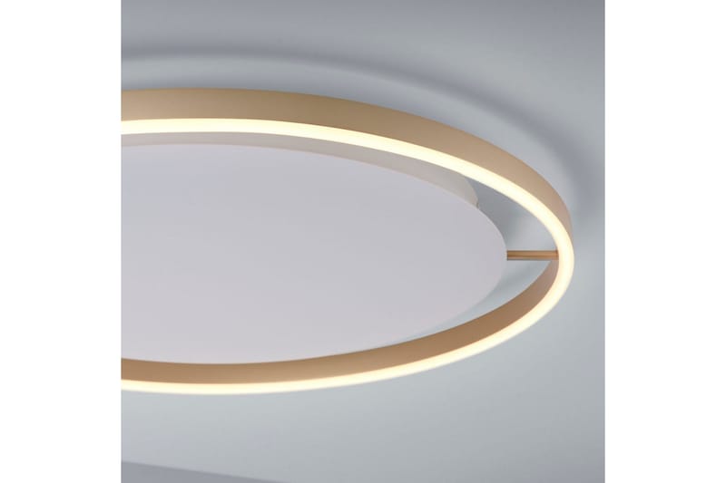 Taklampa Ritus - 58,5x5,3x58,5 cm, Matt mässing - Belysning - Lampor & belysning inomhus - Taklampa & takbelysning - Takplafond