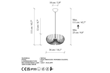 Taklampa Sadortel Rany - Guld - Belysning - Lampor & belysning inomhus - Taklampa & takbelysning - Kökslampa & taklampa kök