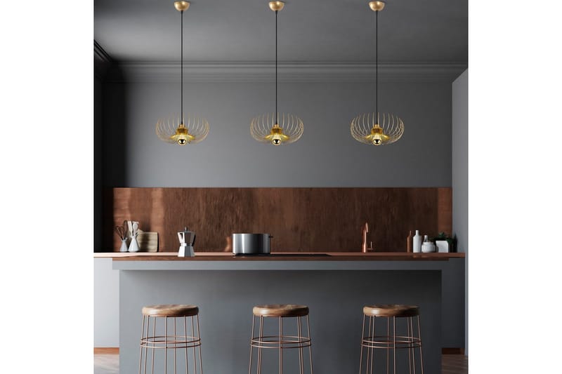 Taklampa Sadortel Rany - Guld - Belysning - Lampor & belysning inomhus - Taklampa & takbelysning - Kökslampa & taklampa kök