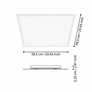 Taklampa Salobrena - 59,5 cm - Belysning - Lampor & belysning inomhus - Taklampa & takbelysning - Takplafond