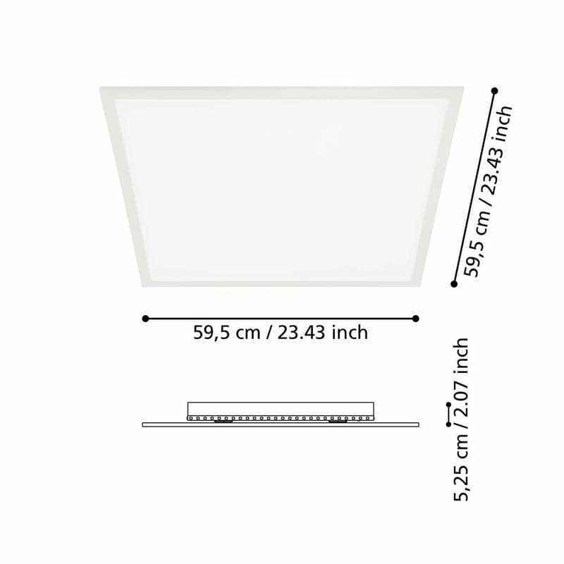 Taklampa Salobrena - 59,5 cm - Belysning - Lampor & belysning inomhus - Taklampa & takbelysning - Takplafond